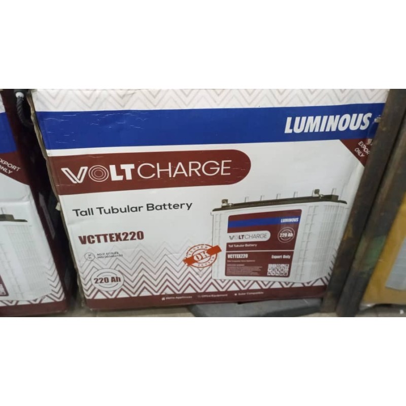 220AH LUMINOUS VOLTCHARGE BATTERY 220AH LUMINOUS VOLTCHARGE BATTERY