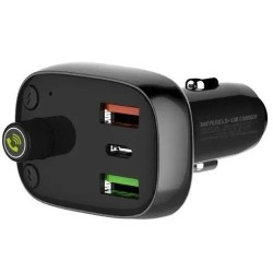 LDNIO C704q Bluetooth FM  Triple Usb Charger