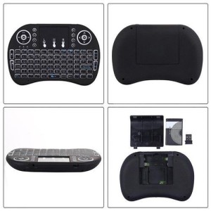 Colors Backlit I8 Mini Wireless Keyboard 2.4GHz Air Mouse With Touchpad For TV BOX Tablet PC