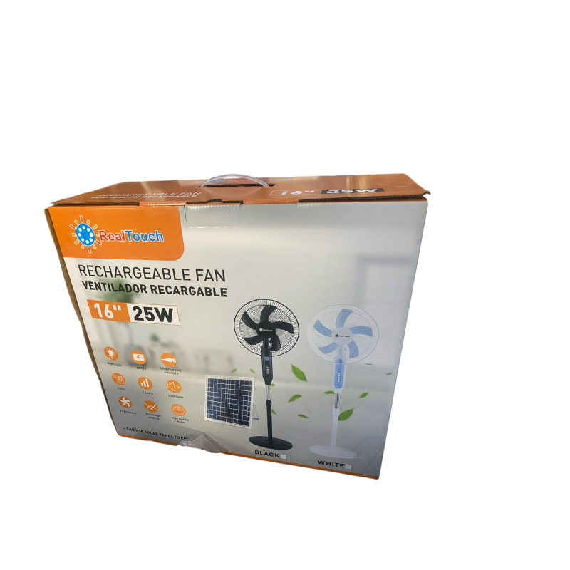 16" Real Touch Rechargeable Standing Fan 16" Real Touch Rechargeable Standing Fan