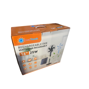 16" Real Touch Rechargeable Standing Fan