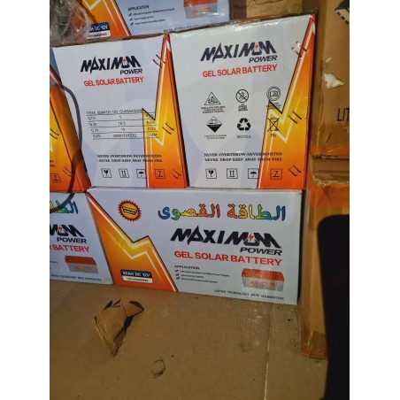 65ah 12v Power Maximum Gel Battery