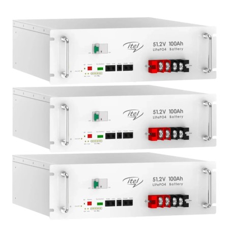 IP21 LITHIUM 51.2V 100AH 5KWH 48V ITEL STANDING BATTERY