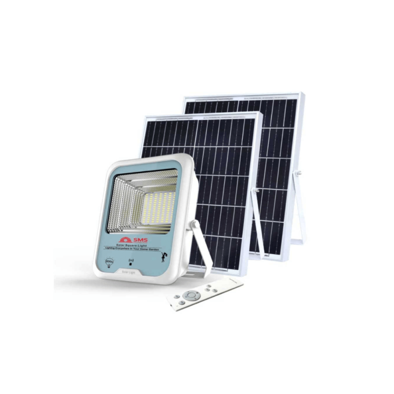 SMS 200watt Double Solar Panels Flood Light SMS 200watt Double Solar Panels Flood Light