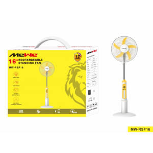 MeWe 16 Inches Rechargeable Standing Fan MW-RSF16
