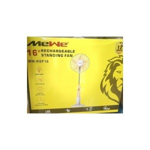 MeWe 16 Inches Rechargeable Standing Fan MW-RSF16