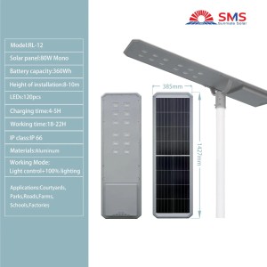 SMS RL-12 All-in-One Solar Street Light