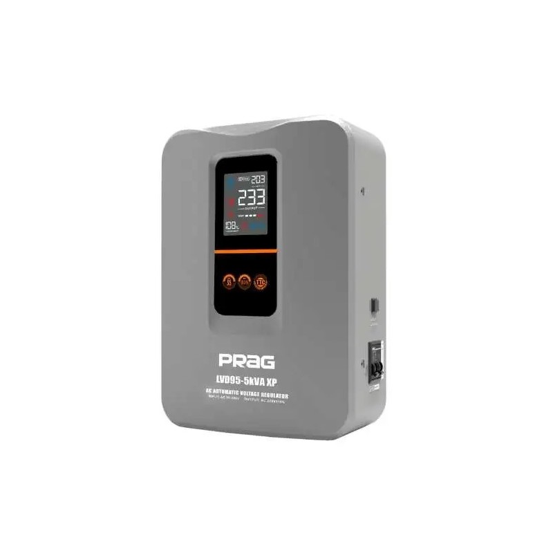 PRAG 5KVA 95-280V XTRA Power Wall Voltage Stabilizer PRAG 5KVA 95-280V XTRA Power Wall Voltage Stabilizer