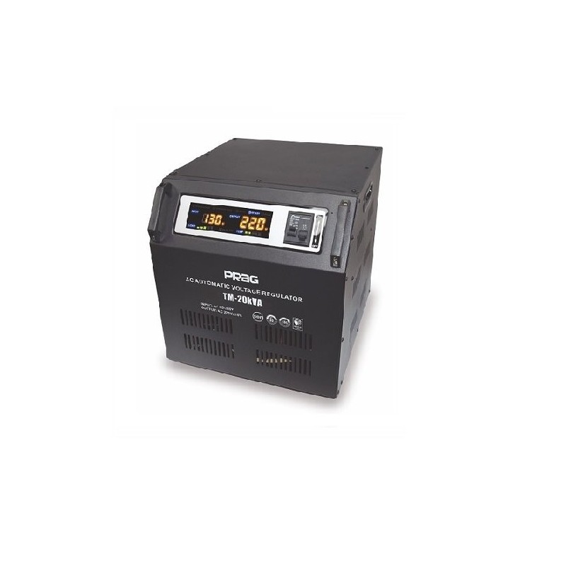 PRAG 20KVA 45-280V Relay Wall Voltage Stabilizer PRAG 20KVA 45-280V Relay Wall Voltage Stabilizer
