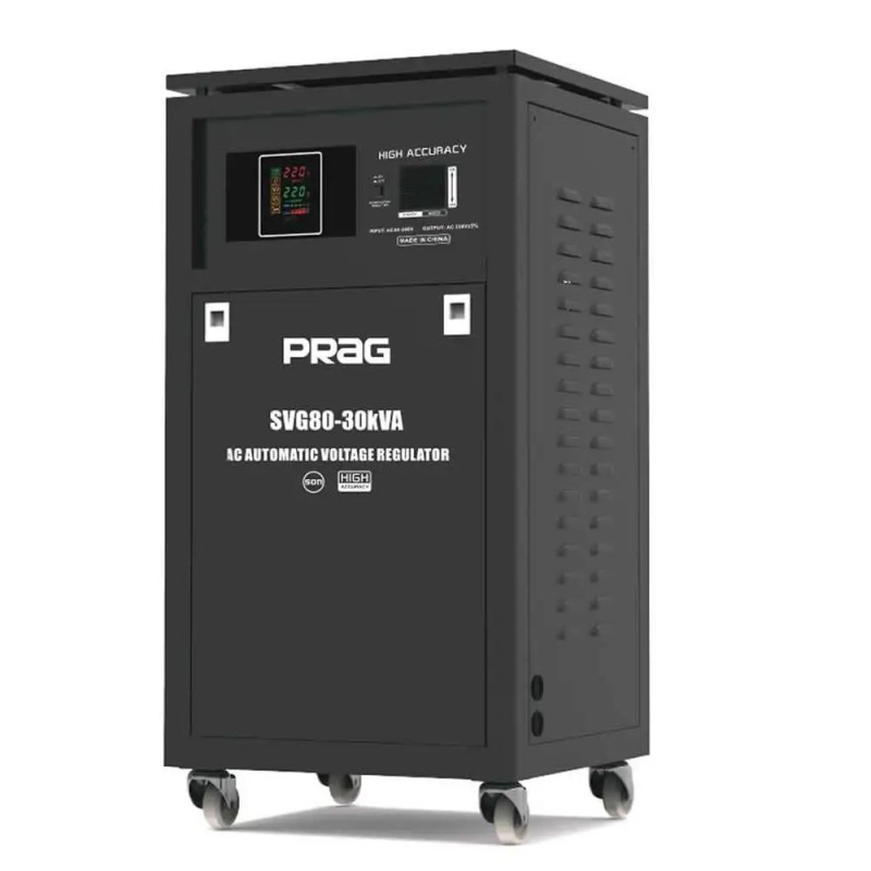 PRAG 30KVA 80-260V Servo Cabinet Voltage Stabilizer PRAG 30KVA 80-260V Servo Cabinet Voltage Stabilizer