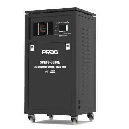 PRAG 30KVA 80-260V Servo Cabinet Voltage Stabilizer