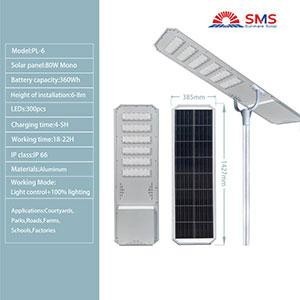 SMS PL-6 Ultra All-in-one Solar Street light