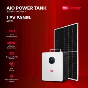 ITEL 1KW,500 WATTS ALL IN ONE INVERTER 250 WATTS PANELS
