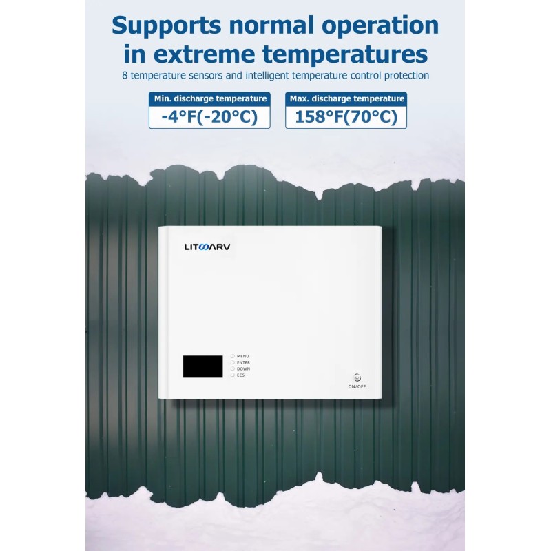 51.2V 100AH LITHARV BATTERY IP54
