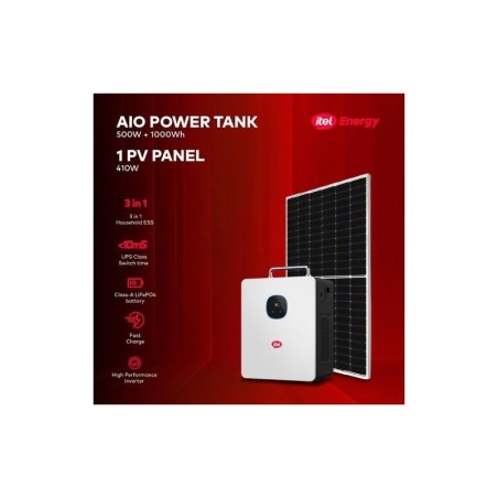 ITEL 1KW,500 WATTS ALL IN ONE INVERTER COMBO PACKAGE