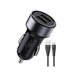 ITEL CAR CHARGER   15.5W DUAL PORTS FAST CHARGING