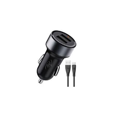 ITEL CAR CHARGER   15.5W DUAL PORTS FAST CHARGING
