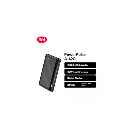 ITEL POWERBANK(A1420)BLACK