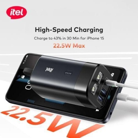 ITEL POWERBANK(A1461)BLACK