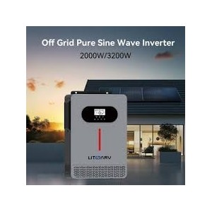 1.6KW LITHARV INVERTER , 4WH 12V HAISIC BATTERY 550W PANEL COMBO