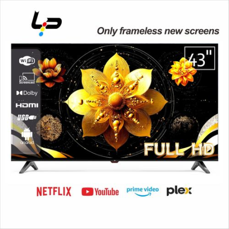MEMEWE LED FHD TV 43inch SMART FRALESS TV