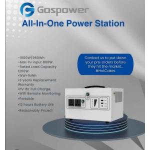 1KW GOSPOWER ALL IN ONE PACKAGE