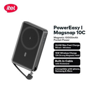 ITEL POWREASY MAGSNAP 10C A1820 POWERBANK