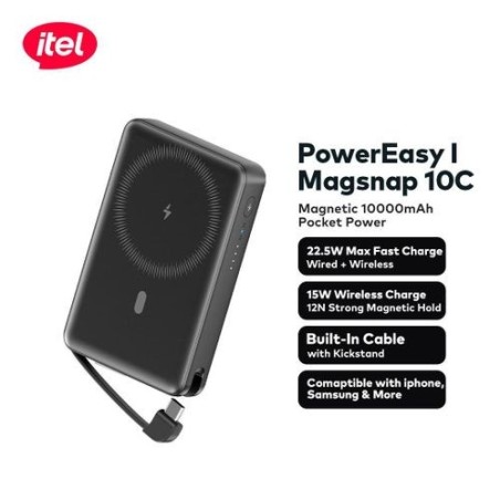 ITEL POWREASY MAGSNAP 10C A1820 POWERBANK