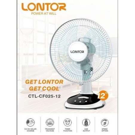 12" Lontor Table Fan CTL-CF025-12