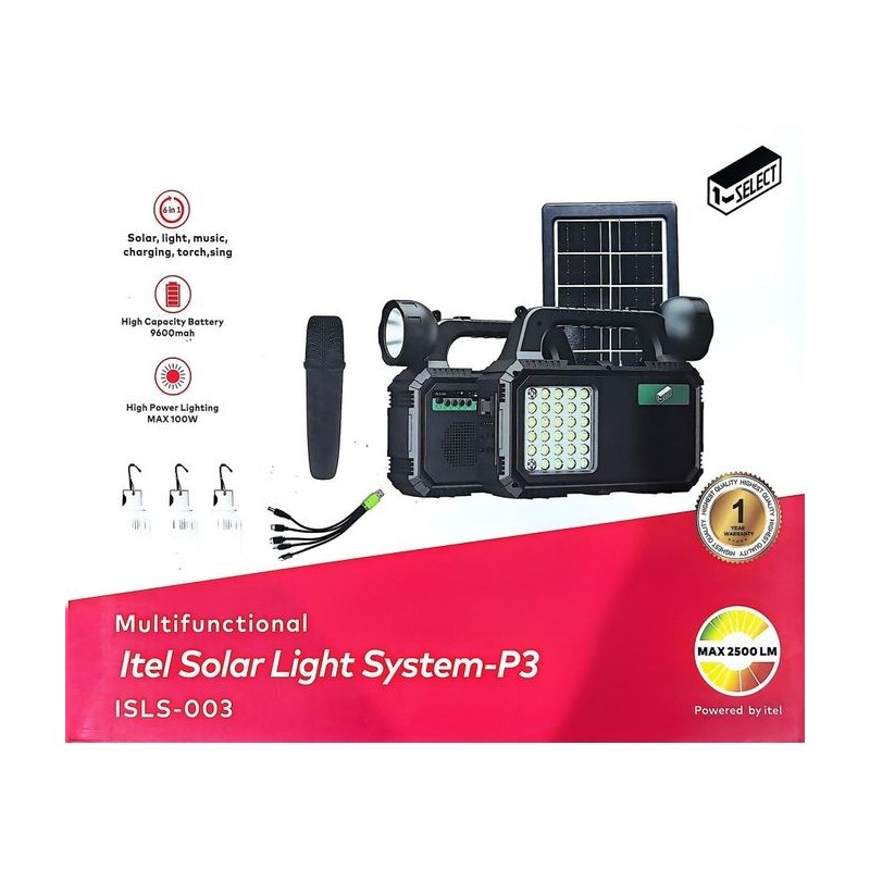 ITEL SOLAR LIGHT SYSTEM (ISLS 003)