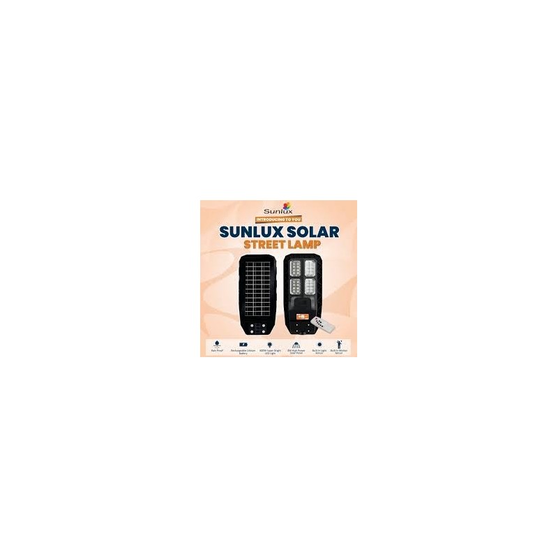 SUNLUX  BL - 103 SOLAR  STREET LAMP