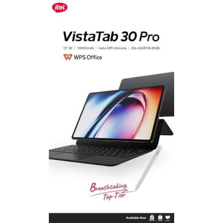ITEL VISTAB 30S 128GB ROM 3GB RAM + KEYBOARD