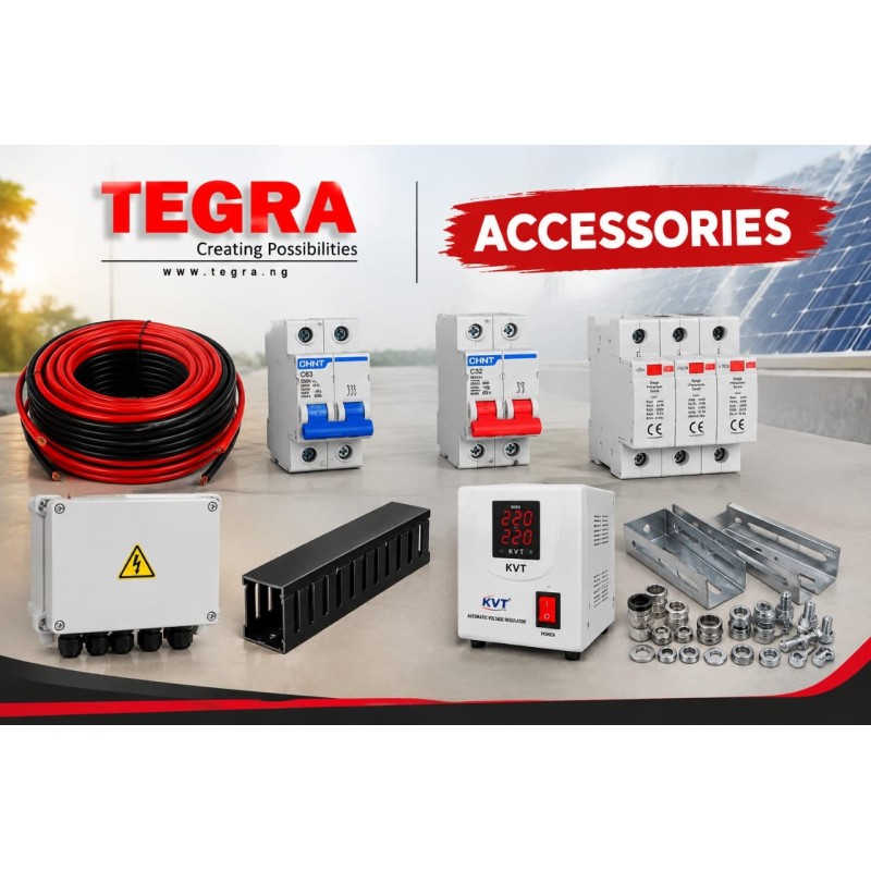 ACCESSORIES FOR  SOLAR INSTALLATION