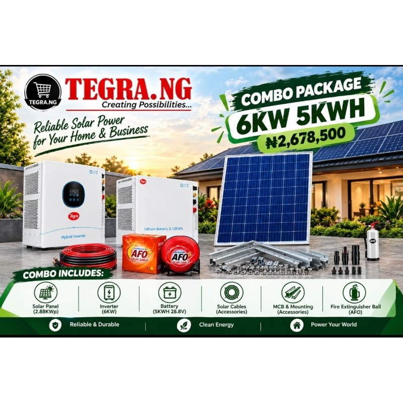 COMBO 4KW 5KWH 2.5KWP + 4MM CABLE
