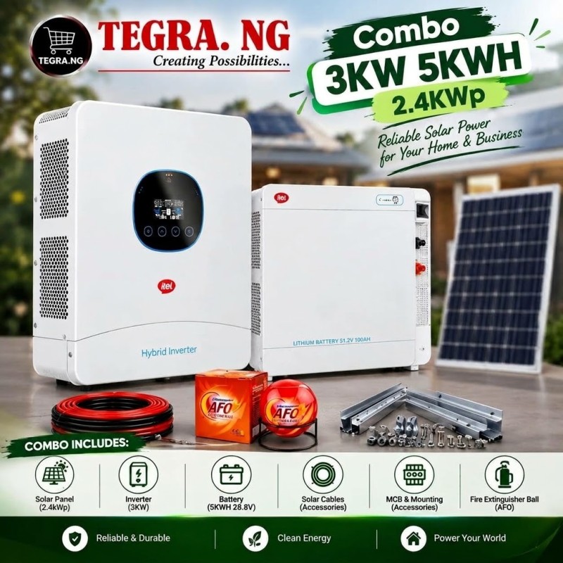 COMBO 3KW 5KWH 2.4KWP