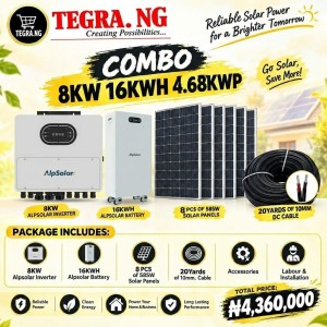 COMBO 8KW 16KWH 4.68KWP