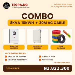 COMBO 8KVA 10KW  + AC CABLE