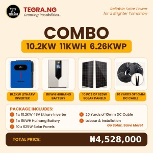 COMBO 10.2KW 11KWH 6.25KWP