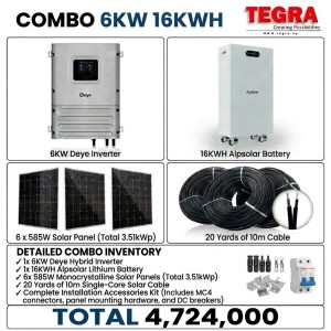 COMBO 6KW 16KWH 3.51KWP