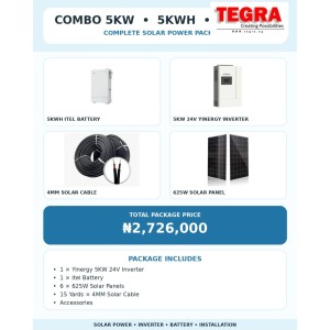 COMBO 5KW 5KWH 3.75KWP