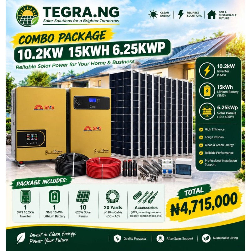 COMBO 10.2KW 15KWH 6.25KWP