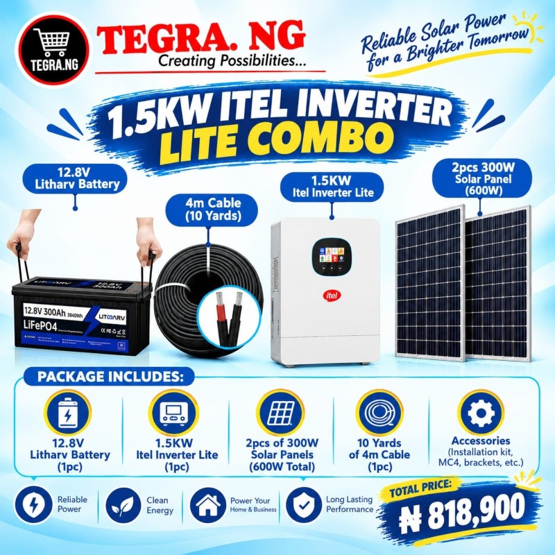 1.5KW ITEL INVERTER LITE COMBO