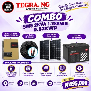 COMBO SMS 2KVA 1.28KWH 0.82KWP