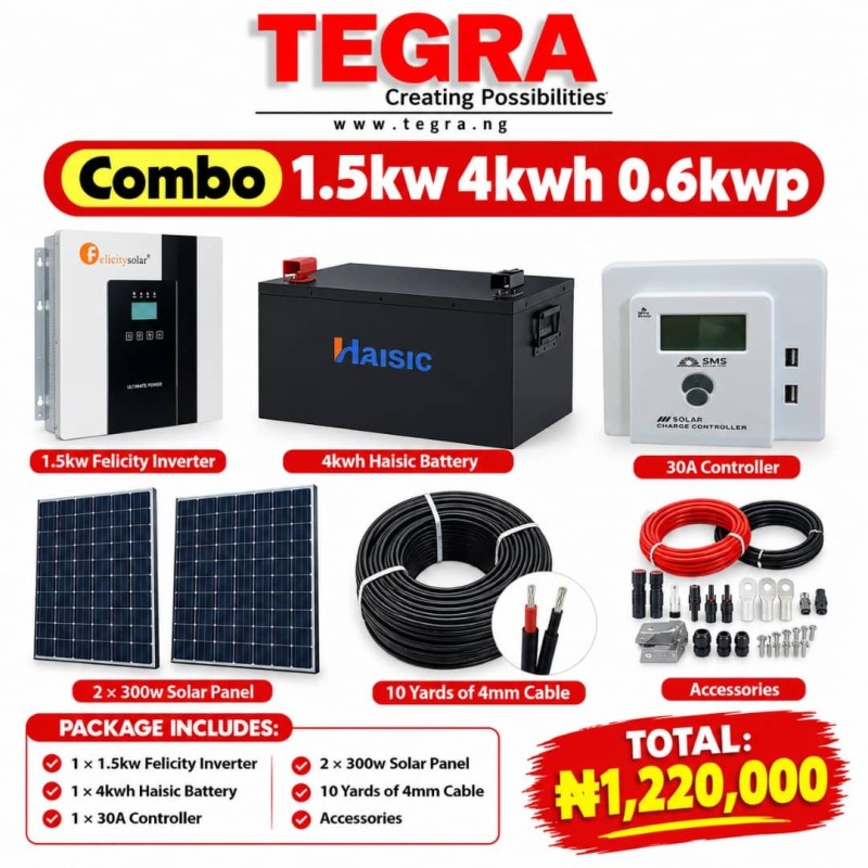 COMBO 1.5KW 4KWH 0.6KWP