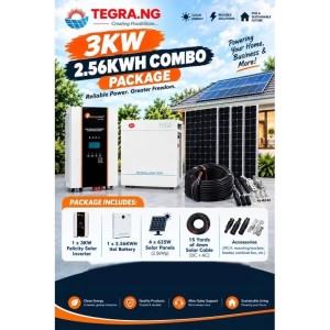 3KW 2.56KWH COMBO PACKAGE