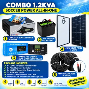 COMBO 1.2KVA SOCCER POWER ALL IN ONE