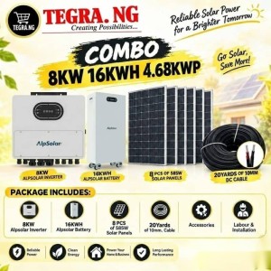 COMBO 8KW 16KWH 4.68KWP