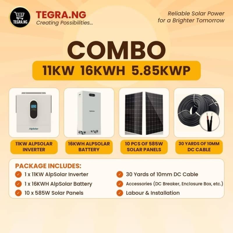 COMBO 11KW 16KWH 5.85KW