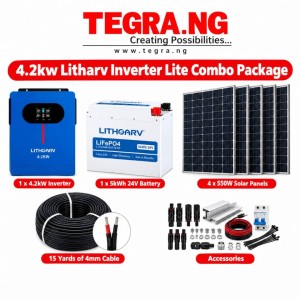 4.2KW 5KWH + 2.2KWP LITHARV COMBO PACKAGE