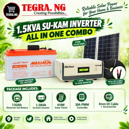 1.5KVA SU-KAM UNVERTER ALL IN ONE COMBO